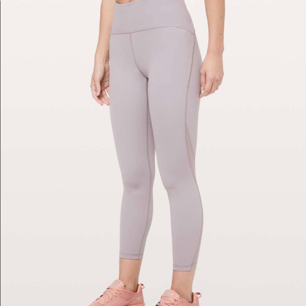 Lululemon Train Times 7/8 Dark Chrome size 4